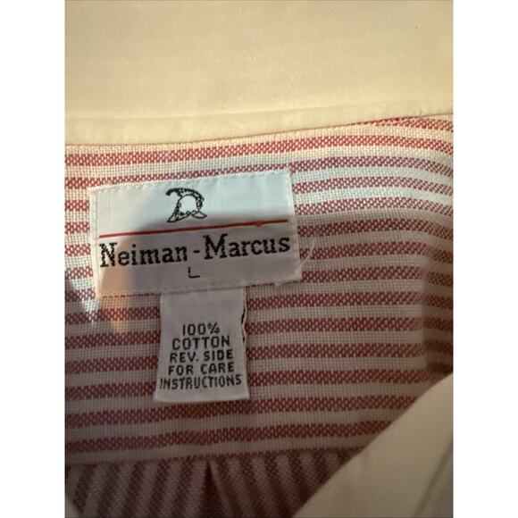 Vintage Oxfords Lot of 3 Men's Size L & 16.5 Pink W/ White Collar/cuff - Picture 7 of 7